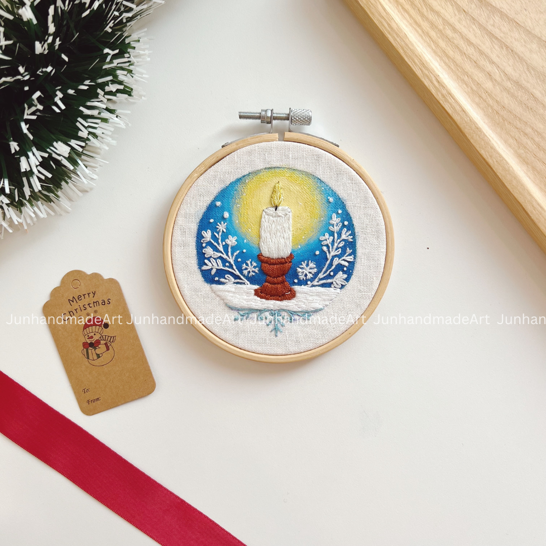 Magical Candles Christmas Ornament 10 x 10 cm (4x4 in)