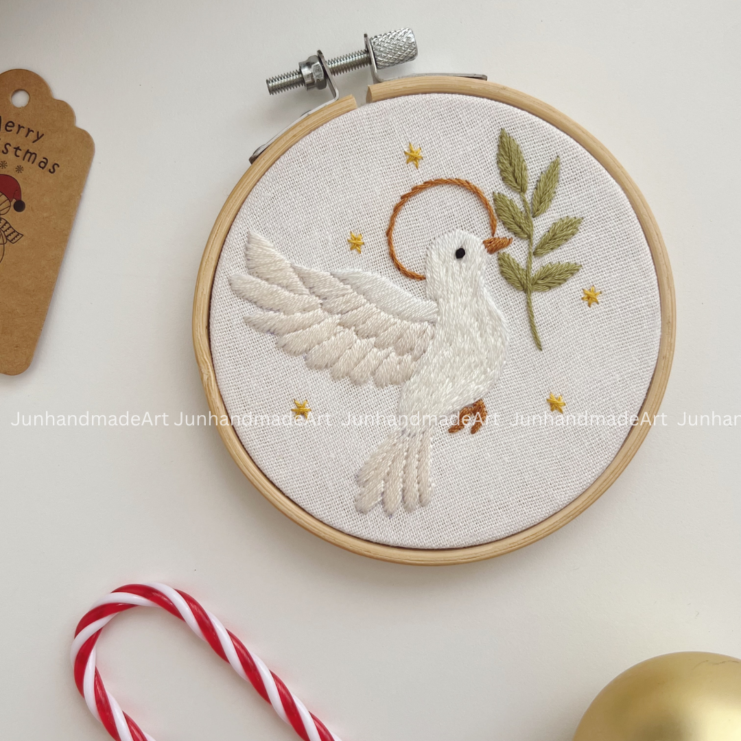 Magical Bird Christmas Ornament 10 x 10 cm (4x4 in)