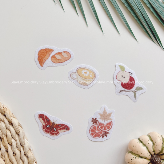 Fall's Whisper Embroidery Pattern For Beginner Easy To Use Stick and Stitch