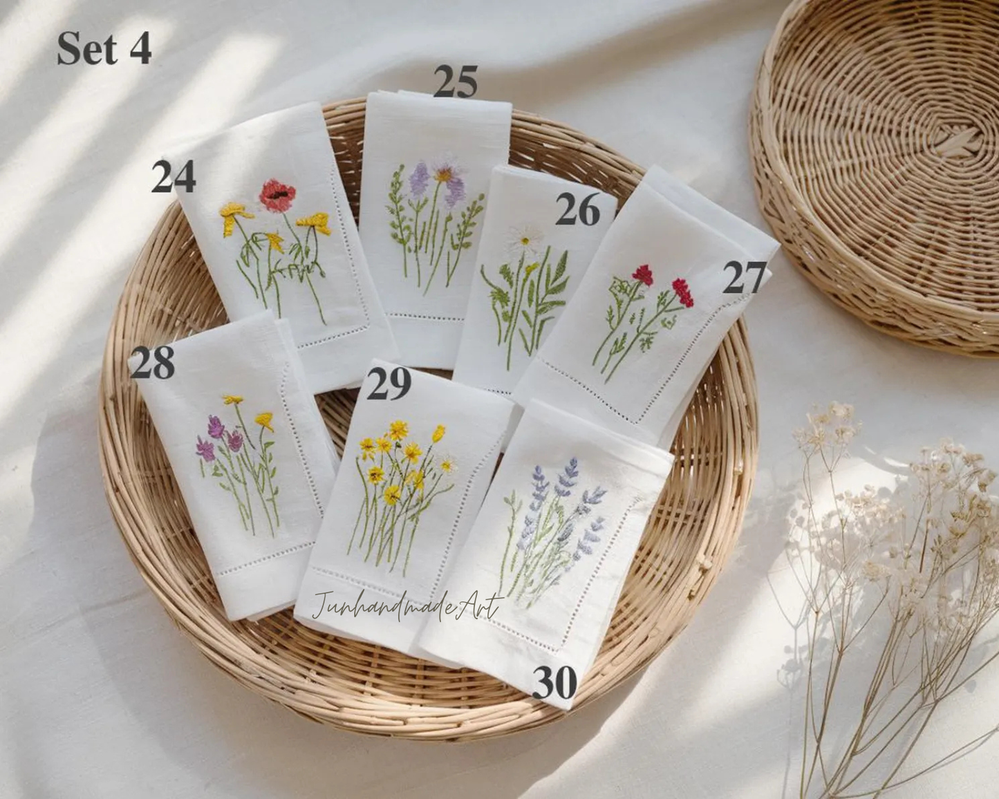 Custom Embroidered Wedding Handkerchief, Ladies Embroidery Handkerchief, Linen Handkerchiefs, Personalized Women Floral Handkerchiefs Gift