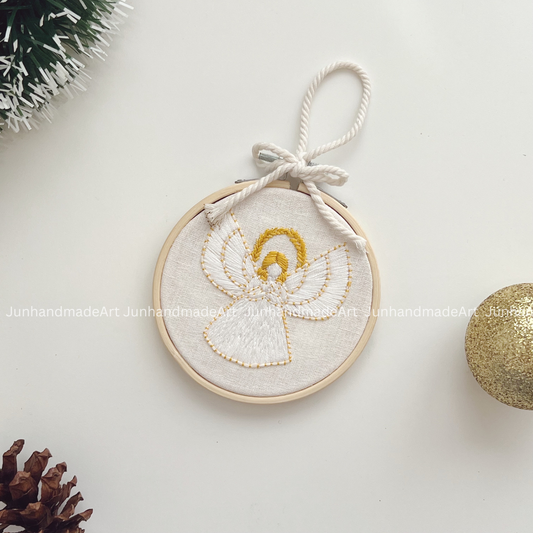 Angel Christmas Ornament 10 x 10 cm (4x4 in)