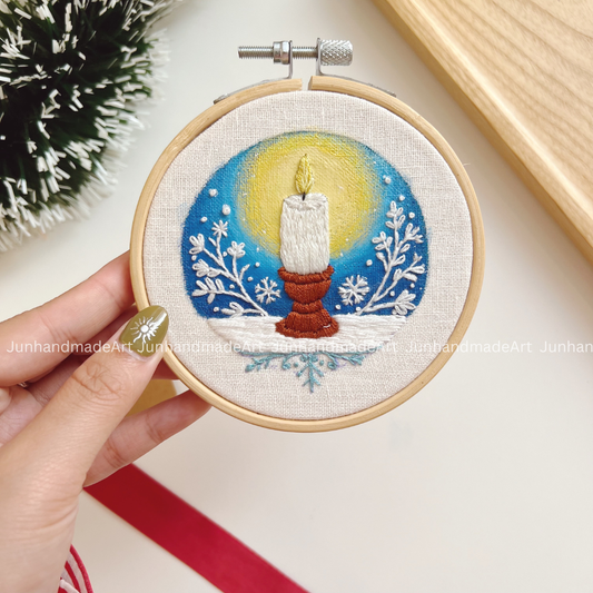Magical Candles Christmas Ornament 10 x 10 cm (4x4 in)