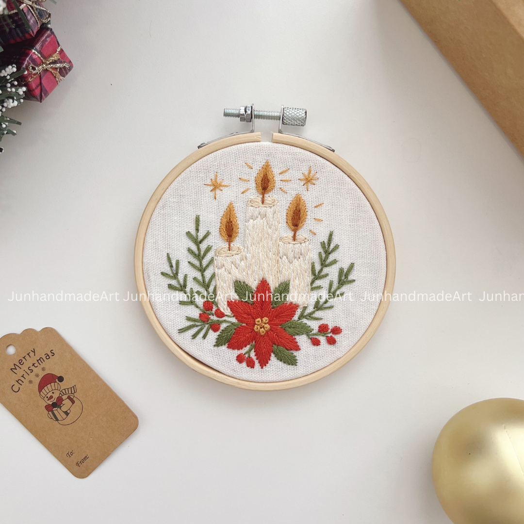 Magical Candles Christmas Ornament 10 x 10 cm (4x4 in)