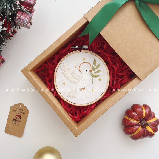 Magical Bird Christmas Ornament 10 x 10 cm (4x4 in)