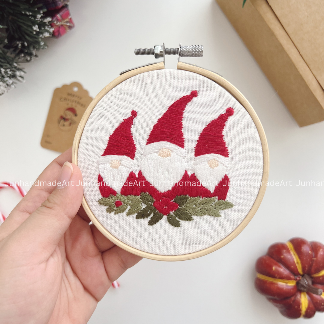 Santa Christmas Ornament 10 x 10 cm (4x4 in)