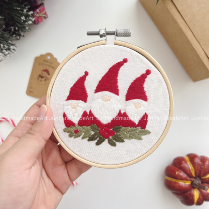 Santa Christmas Ornament 10 x 10 cm (4x4 in)