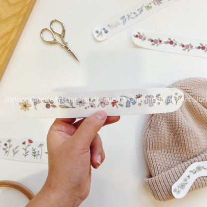 Blossom String Embroidery Pattern For Beginner Easy To Use Stick and Stitch
