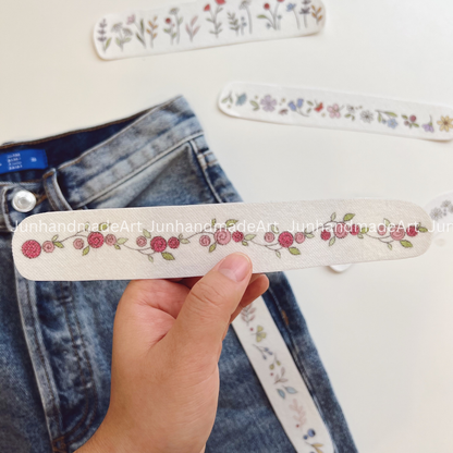 Blossom String Embroidery Pattern For Beginner Easy To Use Stick and Stitch